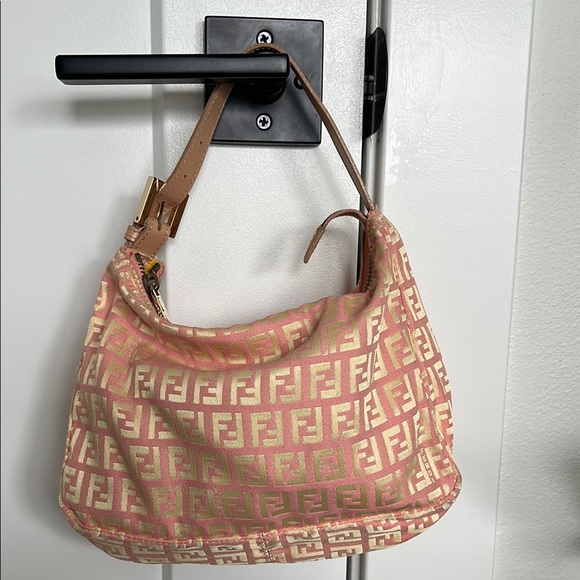 Authentic Fendi Zucchino Mini Pochette - Picture 2 of 16